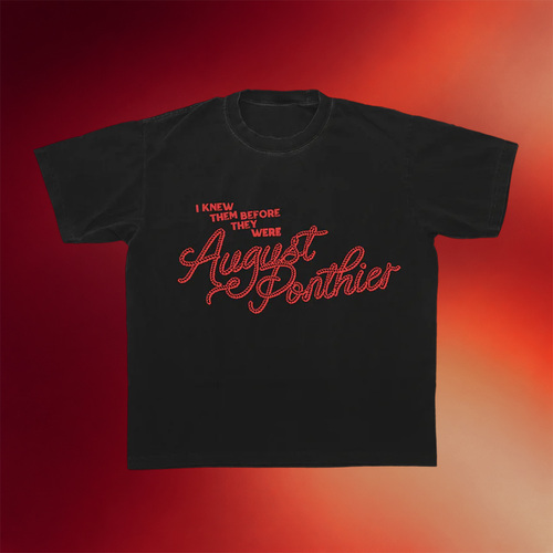 August Ponthier Merch 2026 I Knew Them T-Shirt August Ponthier Shirt Gifts For Music Lovers