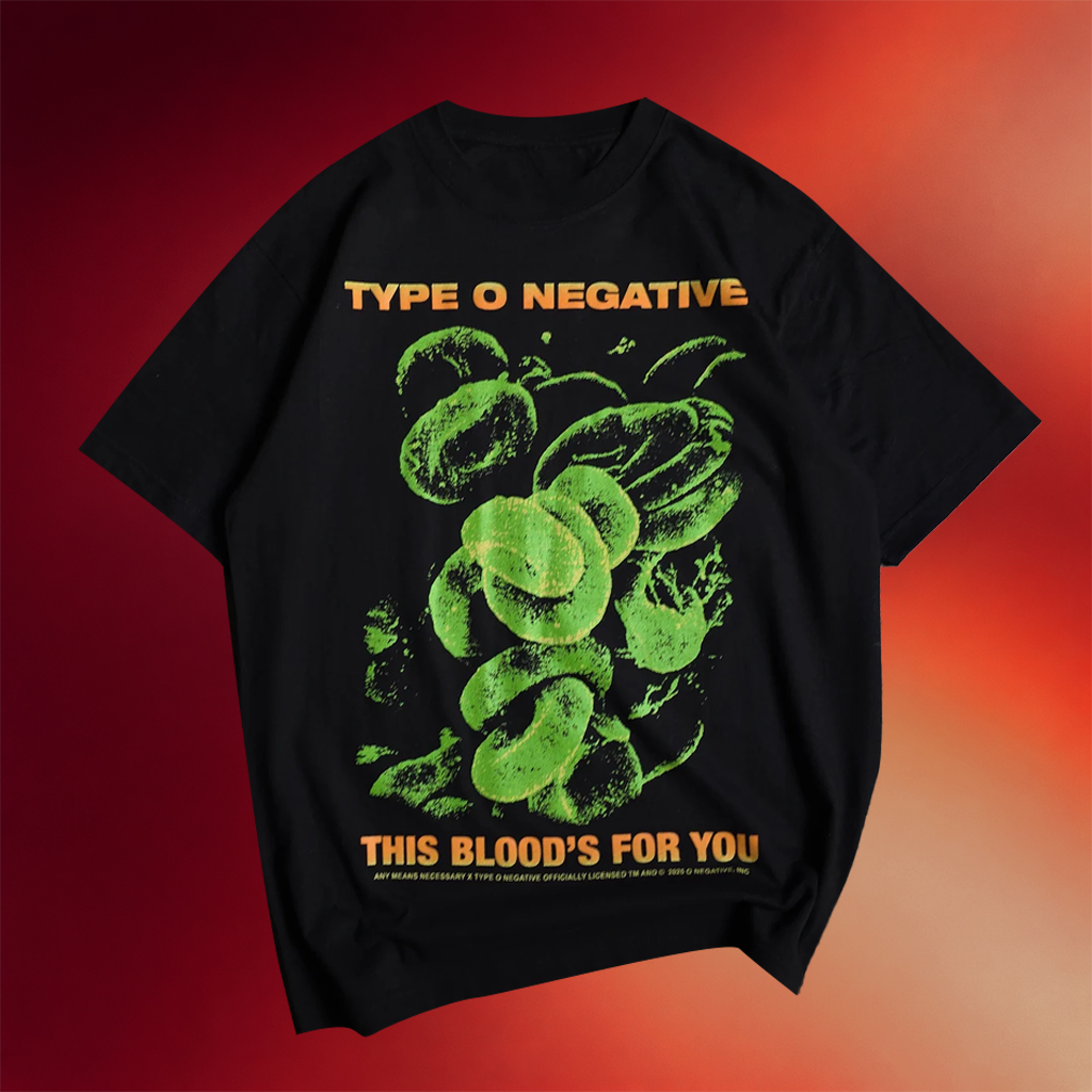 Any Means Necessary Merch Blood Cell T-Shirt Type O Negative This Blood_s For You Shirt