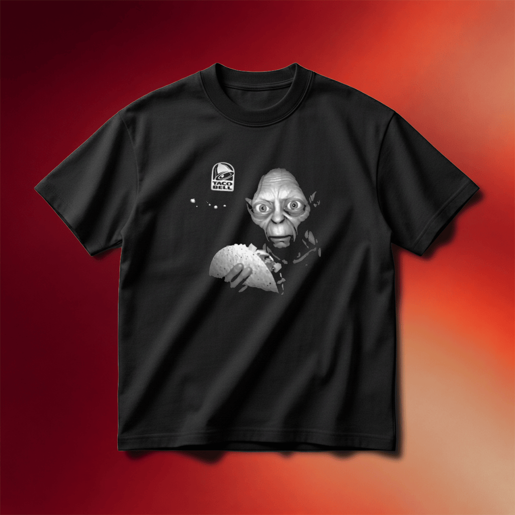 Benson Boone Gollum Taco Bell Shirt Black Unique Gifts For Boyfriend
