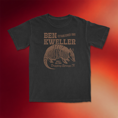 Ben Kweller Merch 2026 Armadillo T-Shirt Unique Gifts For Music Lovers