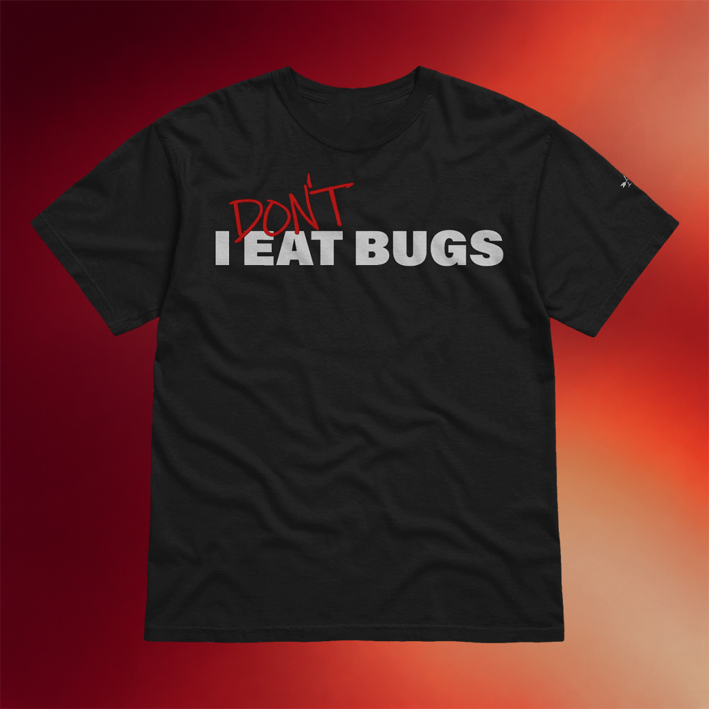 Arrowcs Merch 2026 I Don_t Eat Bugs T-Shirt Black Best Father_s Day Gifts For Husband