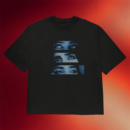 Billie Eilish Merch 2026 Billie Eyes Live In 3D T-Shirt Billie Eilish New Merch Music Fan Gifts