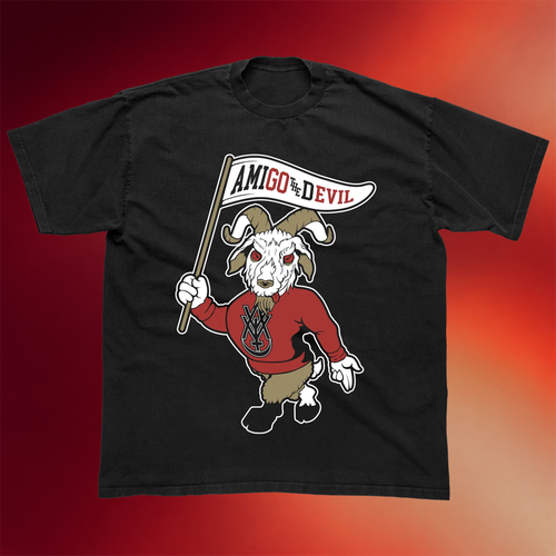 Amigo The Devil Merch Go Evil Mascot Black T-Shirt Amigo The Devil Shirt Birthday Gift For BFF