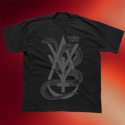 Amigo The Devil Merch Snake Black T-Shirt Amigo The Devil Shirt Gifts For Brother