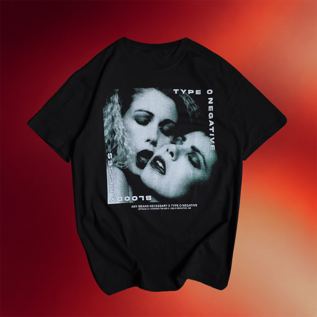 Any Means Necessary Merch Bloody Kisses T-Shirt Gifts For Friends