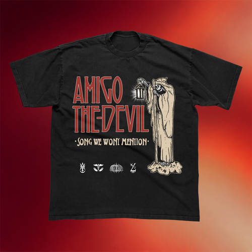 Amigo The Devil Merch Song We Won_t Mention Black T-Shirt Amigo The Devil Shirt Gifts For Dad