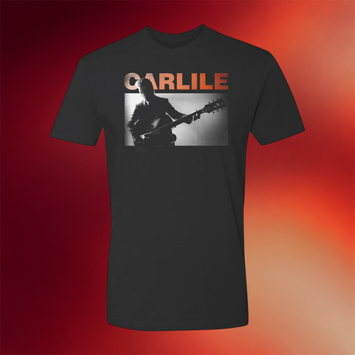 Brandi Carlile Merch Guitar Shadow Red Logo T-Shirt Music Related Gifts For Guys