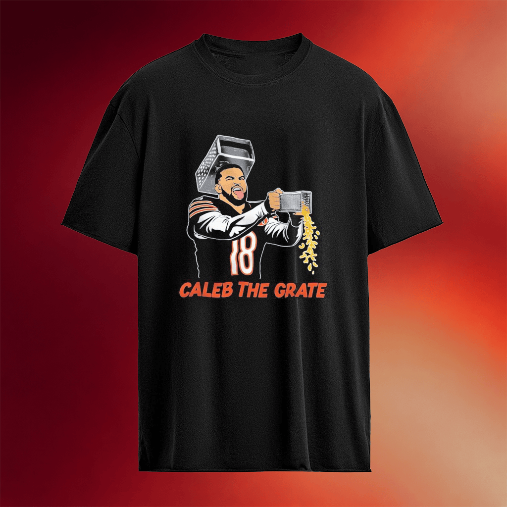 Caleb Williams Chicago Football Caleb Cheese Grater Caleb The Grate T-Shirt Best Football Gifts