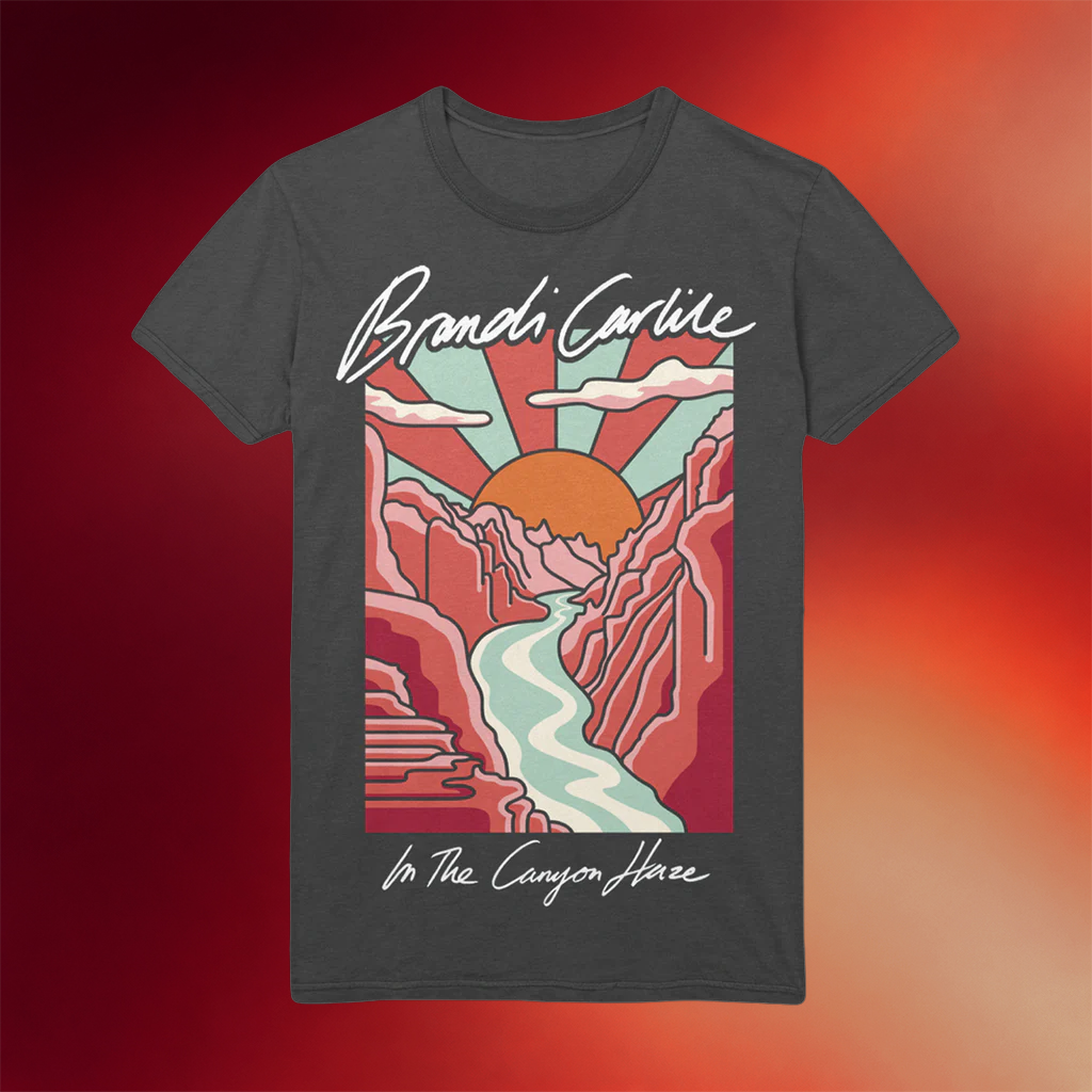 Brandi Carlile Merch In The Canyon Haze Script T-Shirt Music Lover Gifts For Him