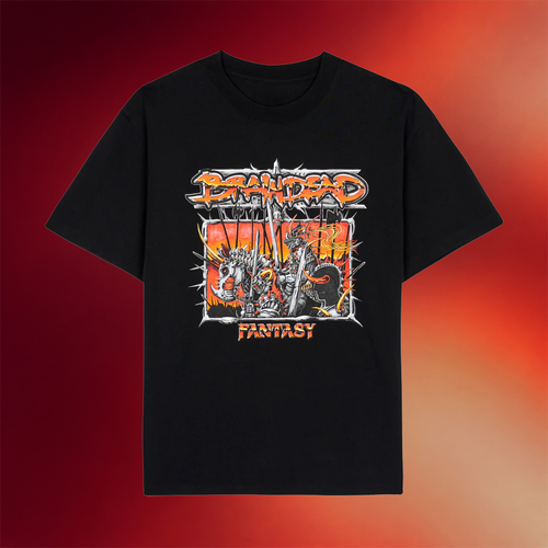 Brain Dead Merch 2026 Fantasy Games Gomze Knight T-Shirt Black Brain Dead Shirt Gifts