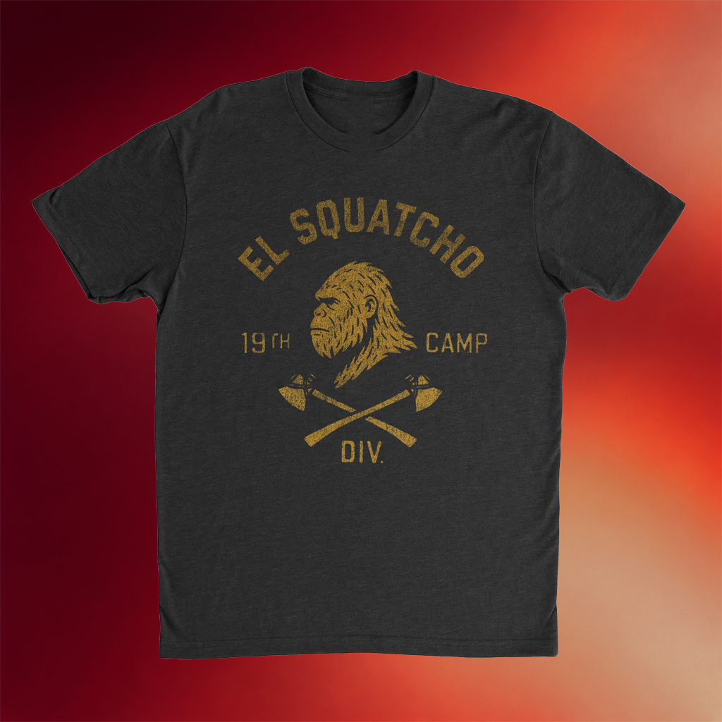 Blurry Creatures Merch Bigfoot El Squatcho Shirt Birthday Presents For Him