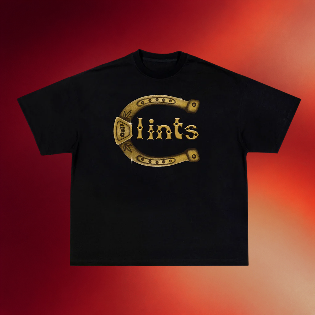 Clints Merch Horse Shoe T-Shirt Clints Shirt Birthday Gift For Dad