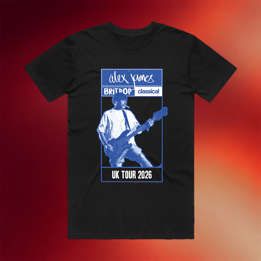 Britpop Classical Merch Alex James Britpop Classical Tour 2026 T-Shirt Music Fan Gifts