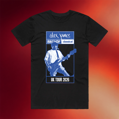Britpop Classical Merch Alex James Britpop Classical Tour 2026 T-Shirt Music Fan Gifts