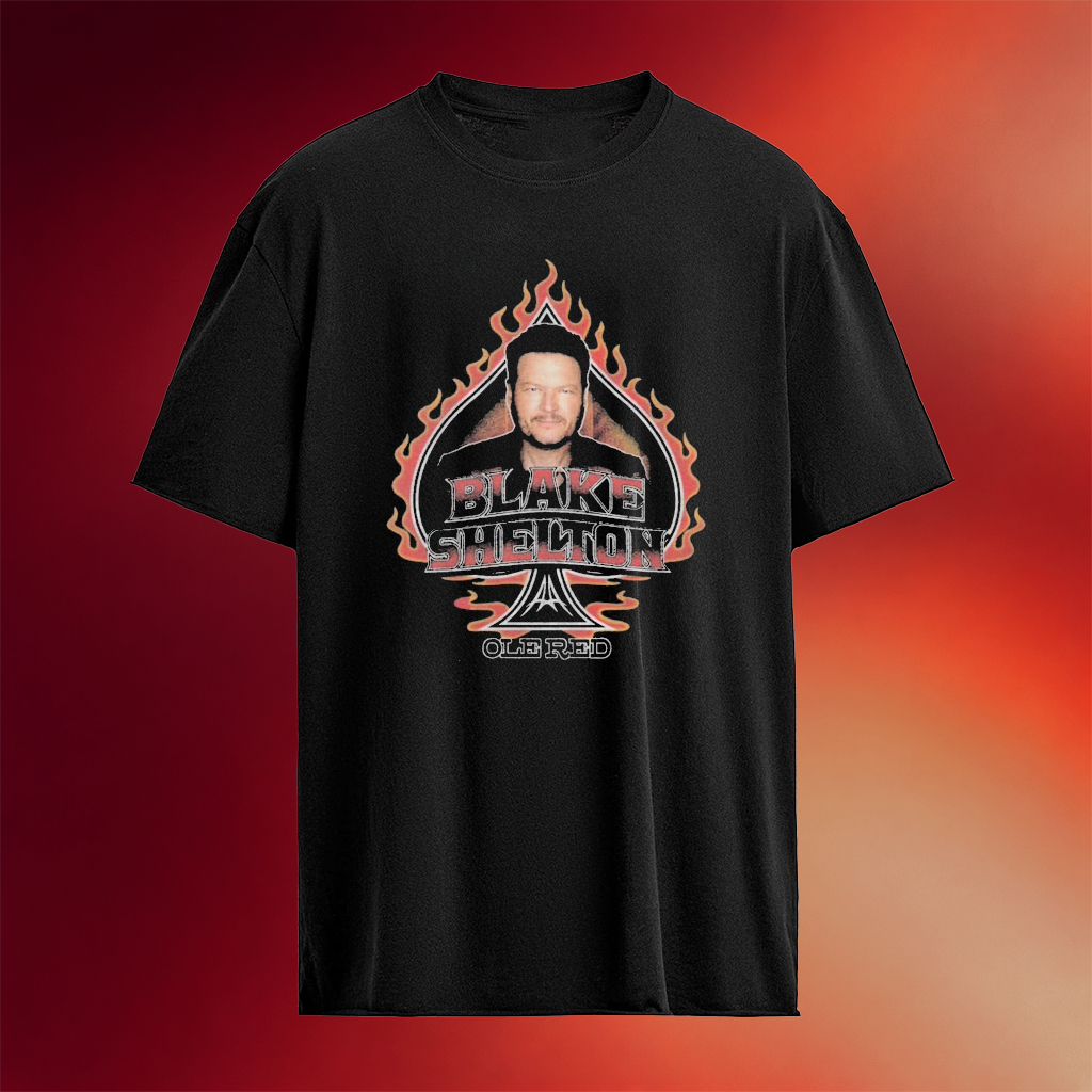 Blake Shelton Ole Red Vegas Blake Of Spades T-Shirt Blake Shelton Merch Fans Gifts