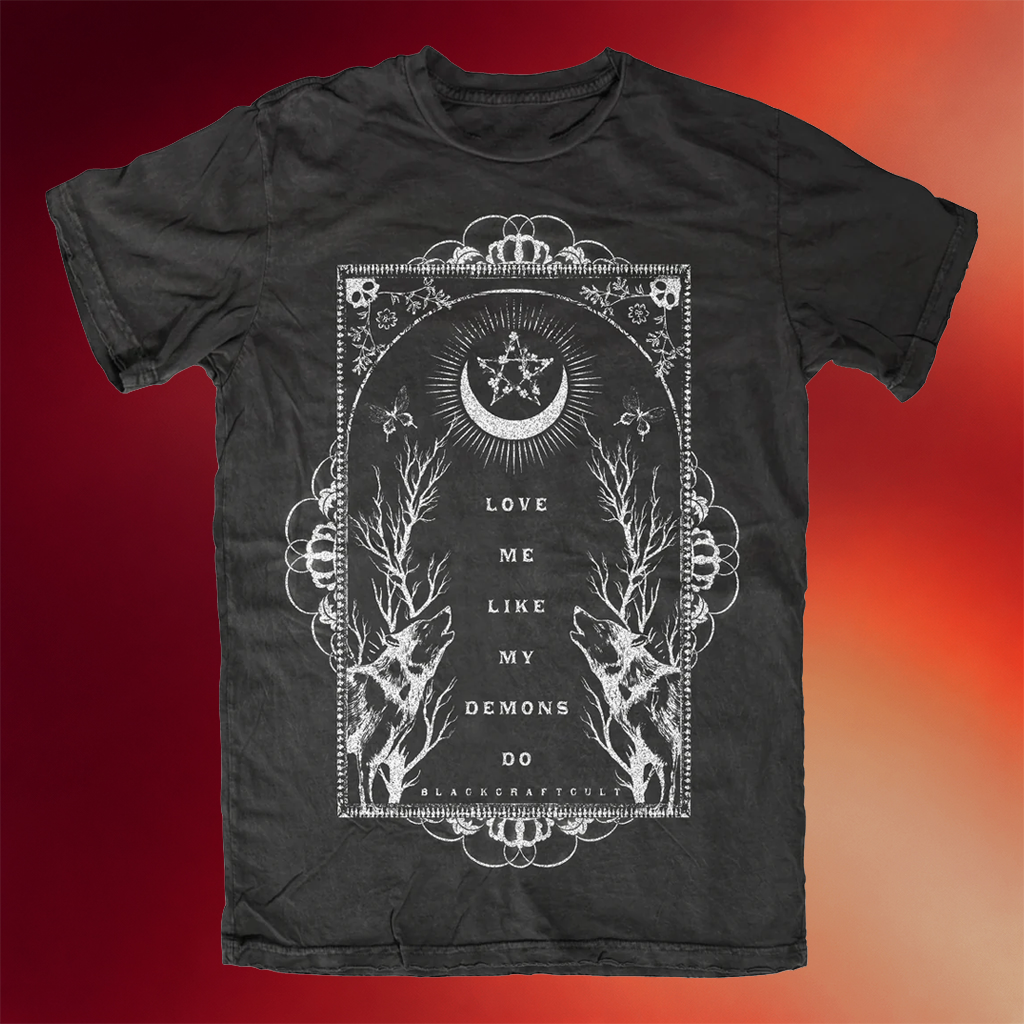 Blackcraft Clothing Merch 2026 Love Me Like My Demons Do T-Shirt Gifts For Him