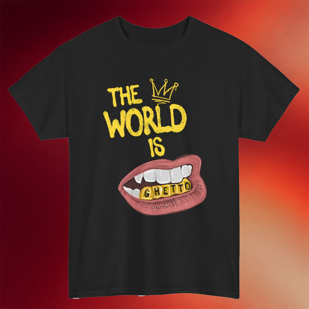 Candace Owens Merch The World Is Ghetto T-Shirt Birthday Gift Ideas For Husband