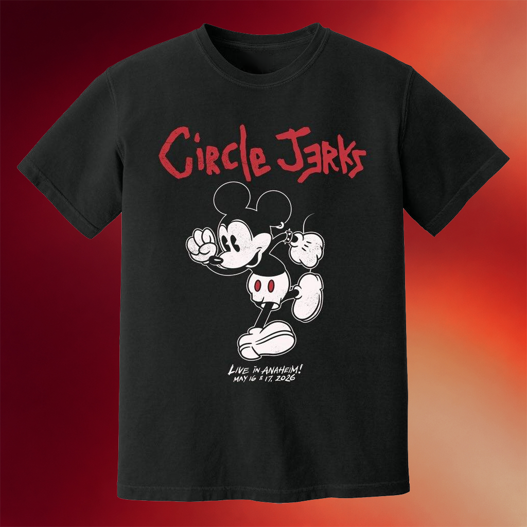 Circle Jerks Band Merch 2026 Circle Jerks Live In Anaheim T-Shirt Gifts Ideas For Music Fans