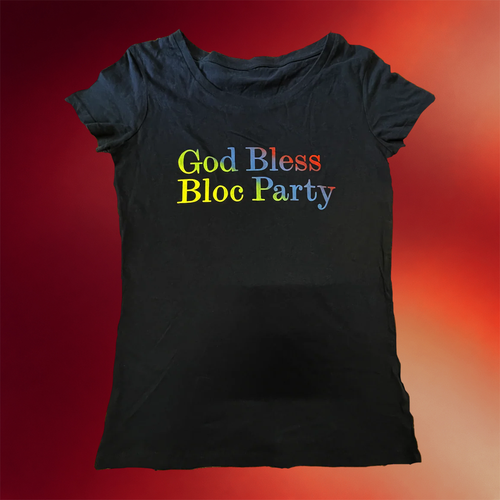 Bloc Party Merch God Bless Bloc Party T-Shirt Spectrum Shirt Gifts For Music Lovers