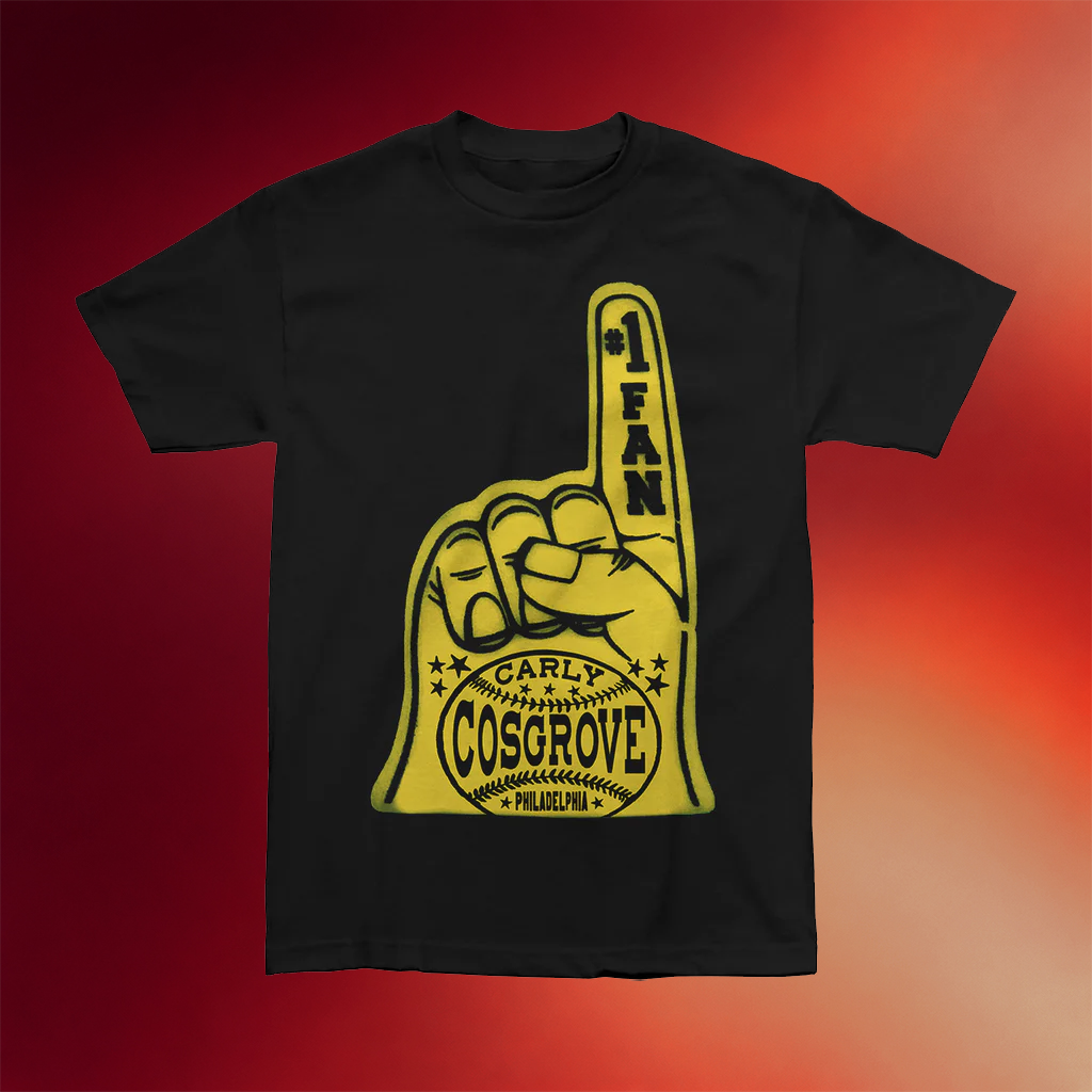 Carly Cosgrove Merch 2026 Foam Finger T-Shirt Carly Cosgrove Philly Baseball Fan Shirt Gifts