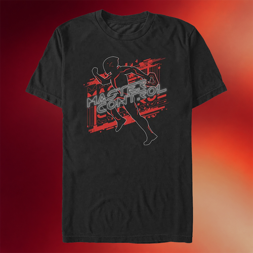 Cinemark Merch TRON Ares Master Control Silhouette T-Shirt Gift Ideas For Husband
