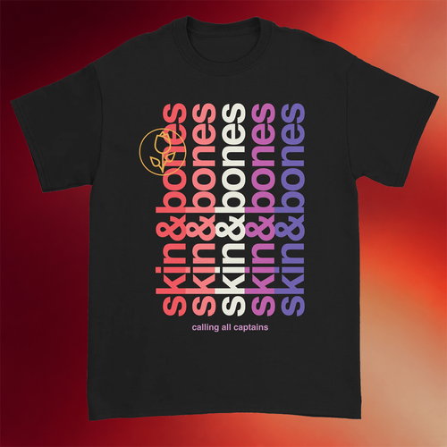 Calling All Captains Merch 2026 Skin And Bones T-Shirt Music Related Gifts For Guys