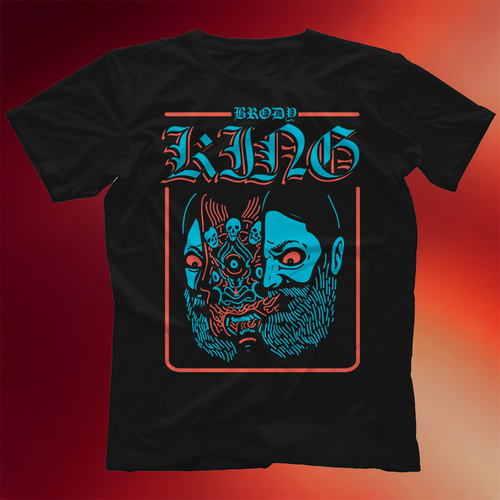 Brody King Merch Violent Oni T-Shirt Brody King Shirt Birthday Gift For Father