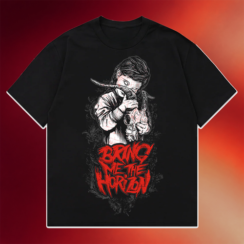 Bring Me The Horizon Merch 2026 Goat Girl T-Shirt BMTH Merch Gifts For Rock Band Fans