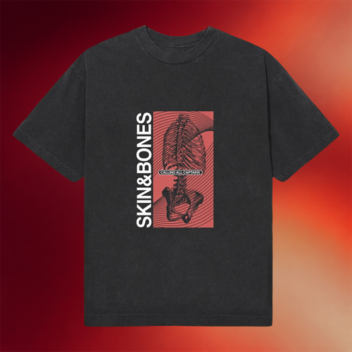 Calling All Captains Merch 2026 Skin And Bones T-Shirt Cool Gifts For Music Lovers