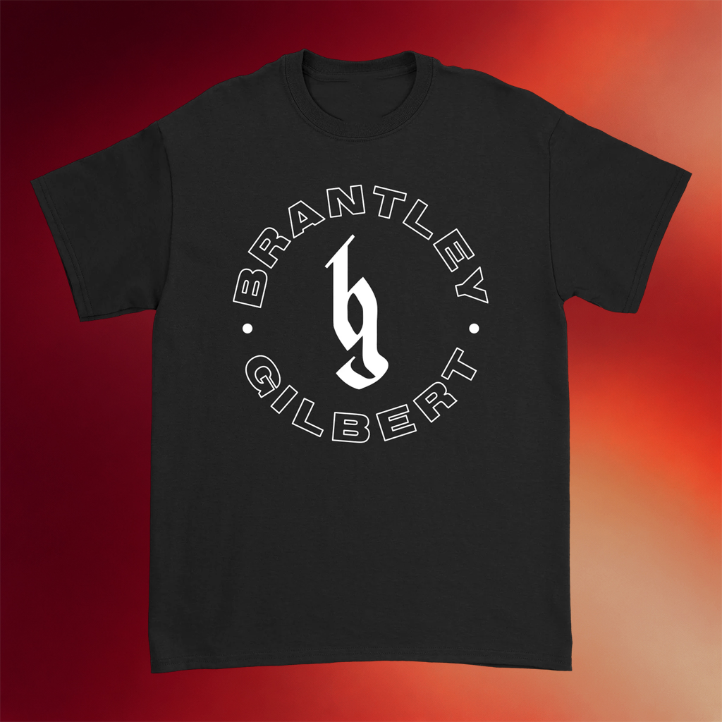 Brantley Gilbert Merch 2026 Circle Logo T-Shirt Brantley Gilbert Shirt Gifts For Music Lovers