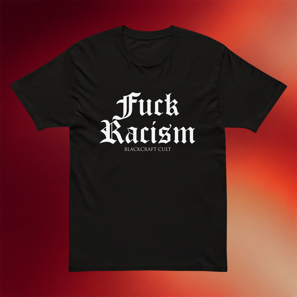 Blackcraft Clothing Merch 2026 Fck Racism T-Shirt Black Anti ICE Shirt Political Gifts