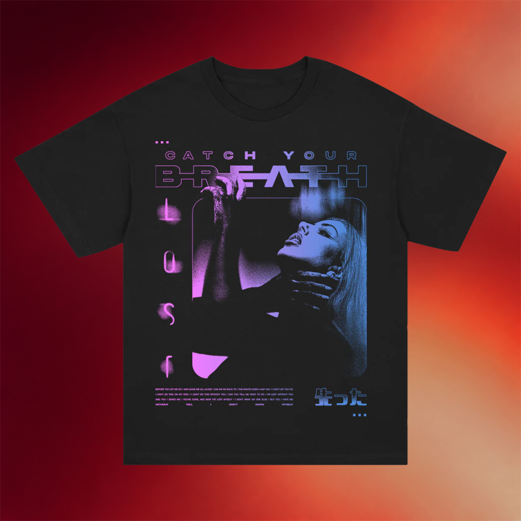 Catch Your Breath Merch 2026 LOST T-Shirt Black Gifts For Rock Music Lovers