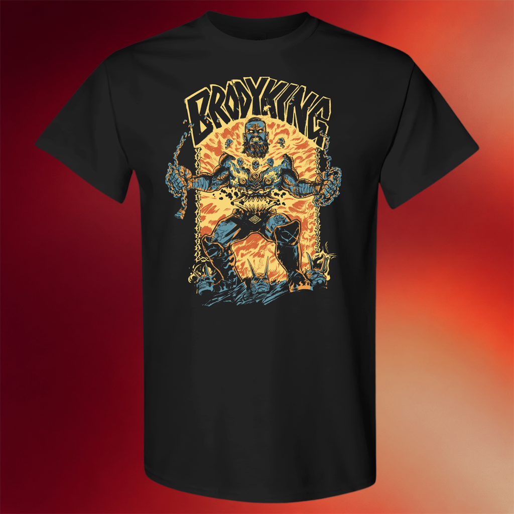 Brody King Merch Brody King Shirt Big Burning Brody T-Shirt Gift Ideas For Husband