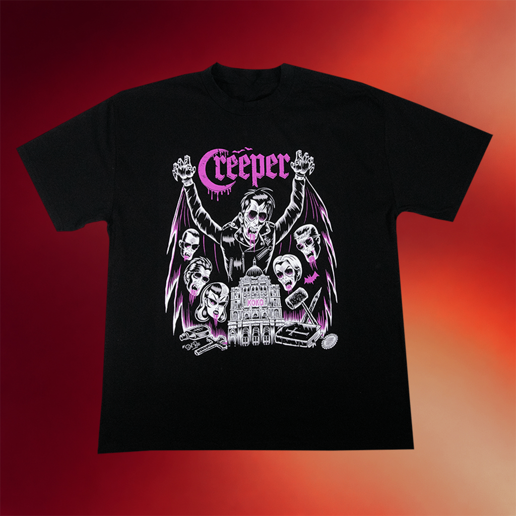 Creeper Merch 2026 KOKO Sol Rac T-Shirt Creeper Band Shirts Presents For Rock Lovers