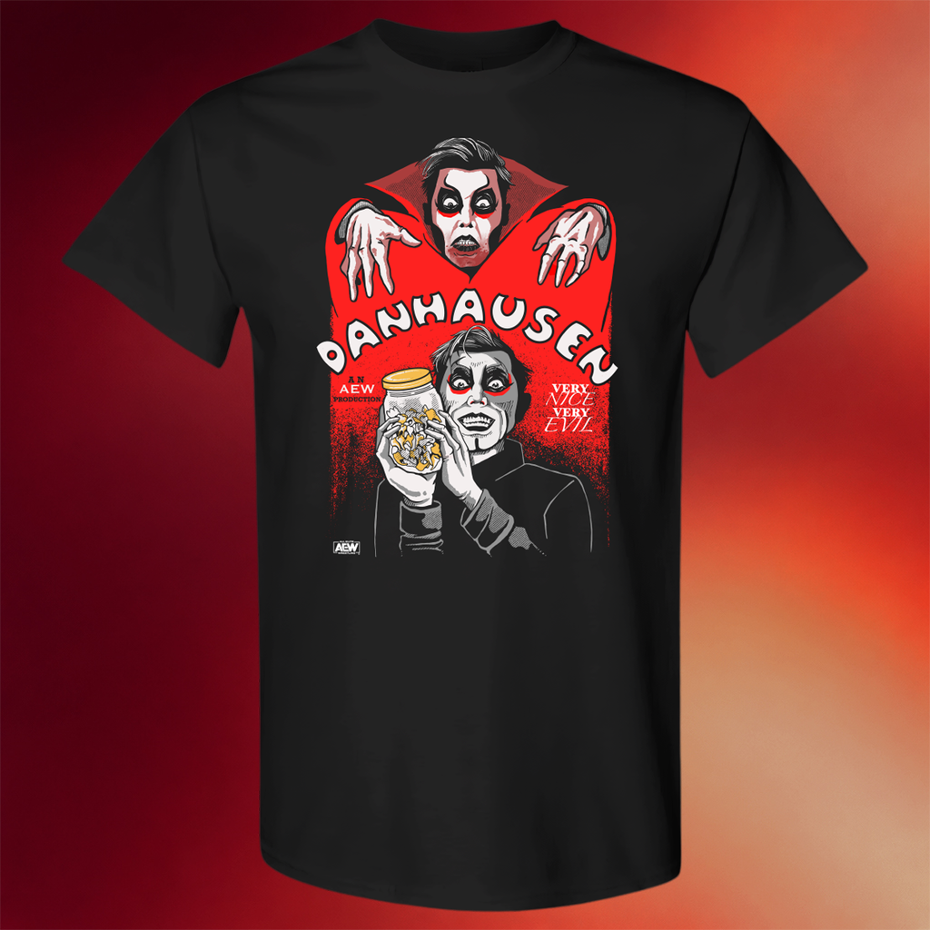Danhausen Merch 2026 Faust AEW T-Shirt Very Nice Very Evil Danhausen Shirts Gifts For BFF