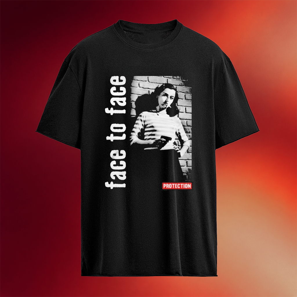 Face To Face Protection Cigarettes T-Shirt Unique Birthday Gift For Sister