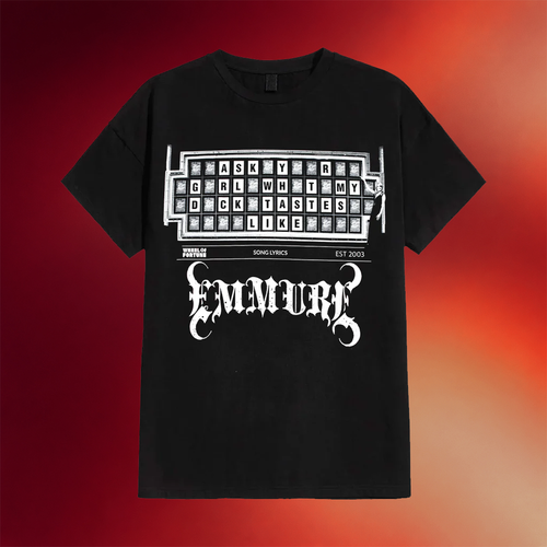 Emmure Merch 2026 Wheel Of Fortune T-Shirt Emmure Shirts Presents For Music Lovers