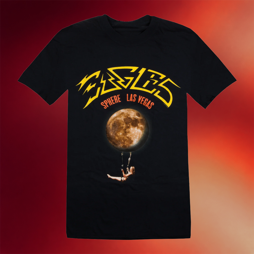Eagles Merch Sphere Moon Trapeze T-Shirt Eagles Sphere Las Vegas Shirt Gifts For Dad