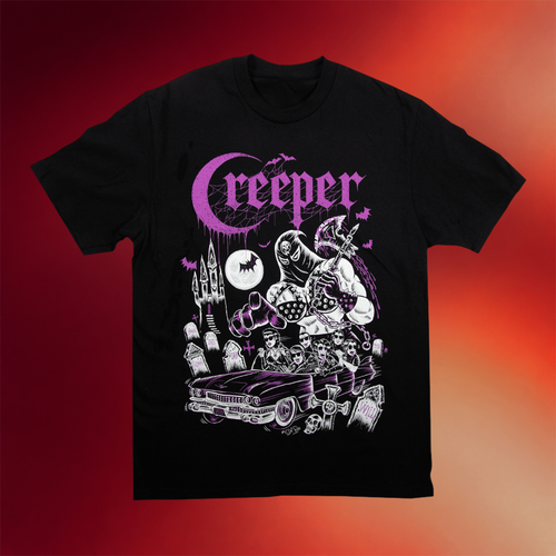 Creeper Merch 2026 Mistress Of Death Car T-Shirt Black Gifts For A Rock Music Lover