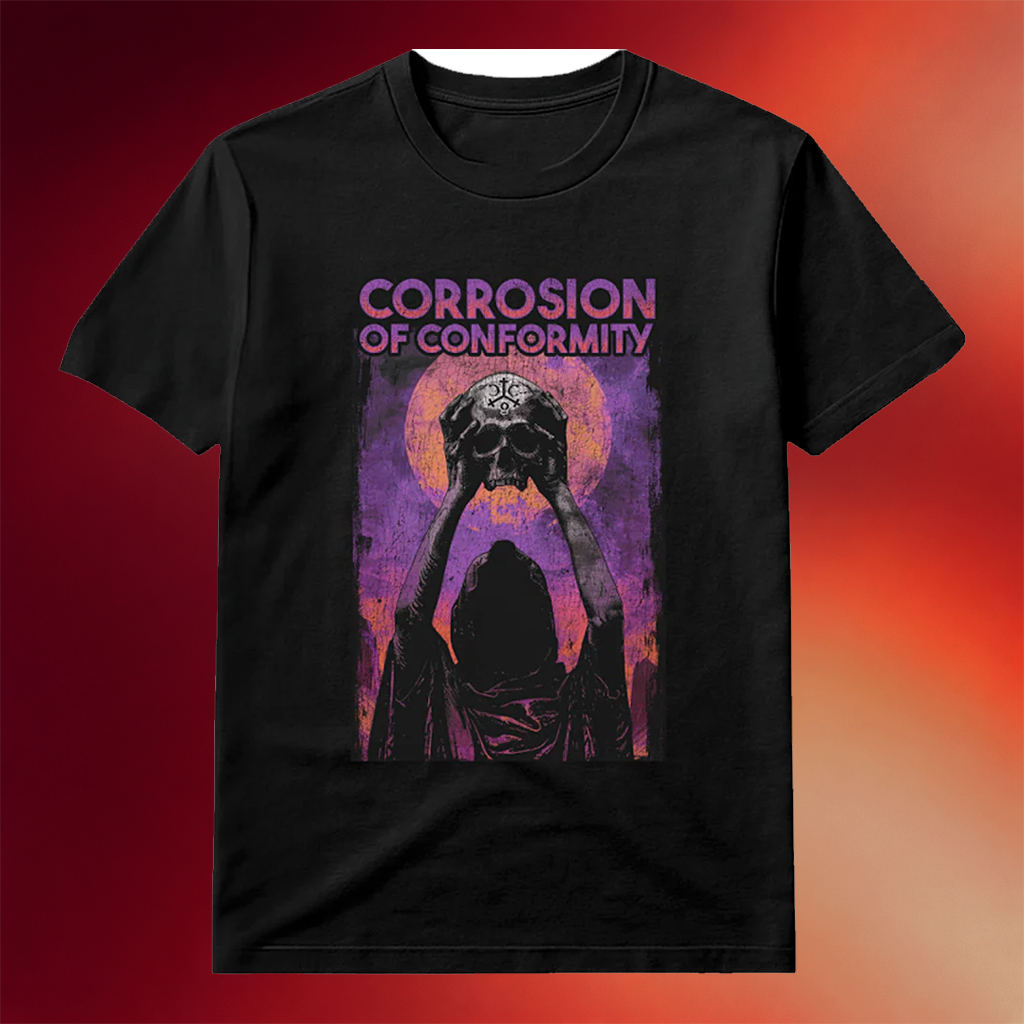 Corrosion Of Conformity Merch 2026 Raised Skull T-Shirt COC Band Shirt Music Related Gifts