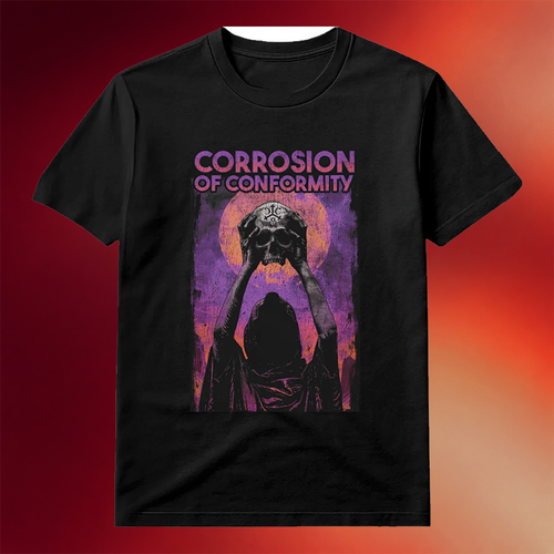 Corrosion Of Conformity Merch 2026 Raised Skull T-Shirt COC Band Shirt Music Related Gifts