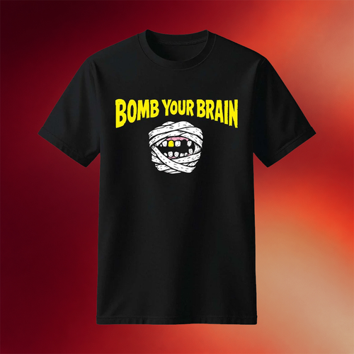 Distroville Merch 2026 Bomb Your Brain T-Shirt Music Gift Ideas For Guys