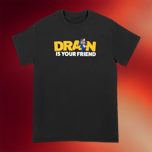 Drain Merch 2026 Drain Kewpie Friend T-Shirt Black Birthday Ideas For Boyfriend