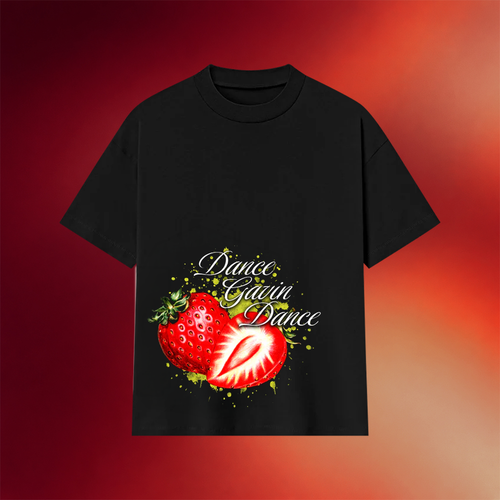 Dance Gavin Dance Merch 2026 Strawberry Splatter T-Shirt Gifts For Rock Band Fans