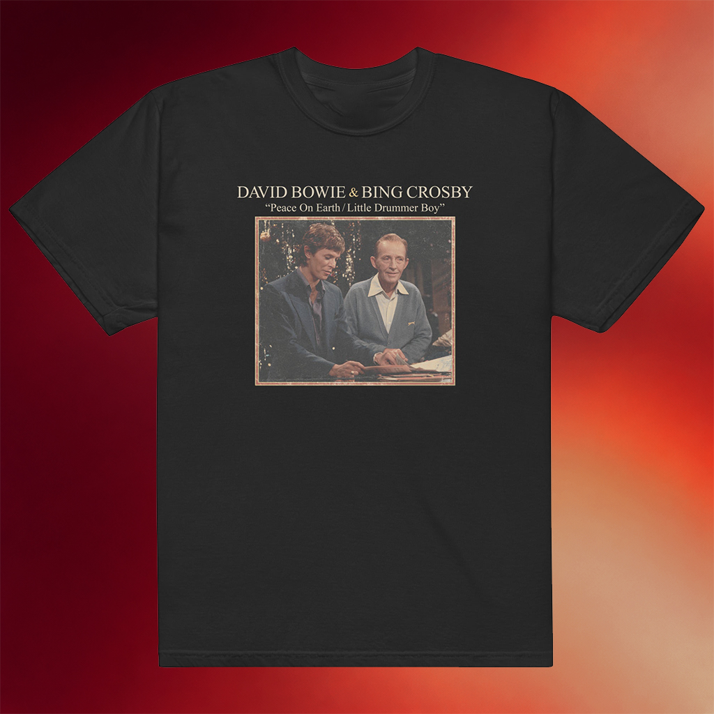 David Bowie Merch 2026 David Bowie And Bing Crosby Peace On Earth T-Shirt Gift For Fans