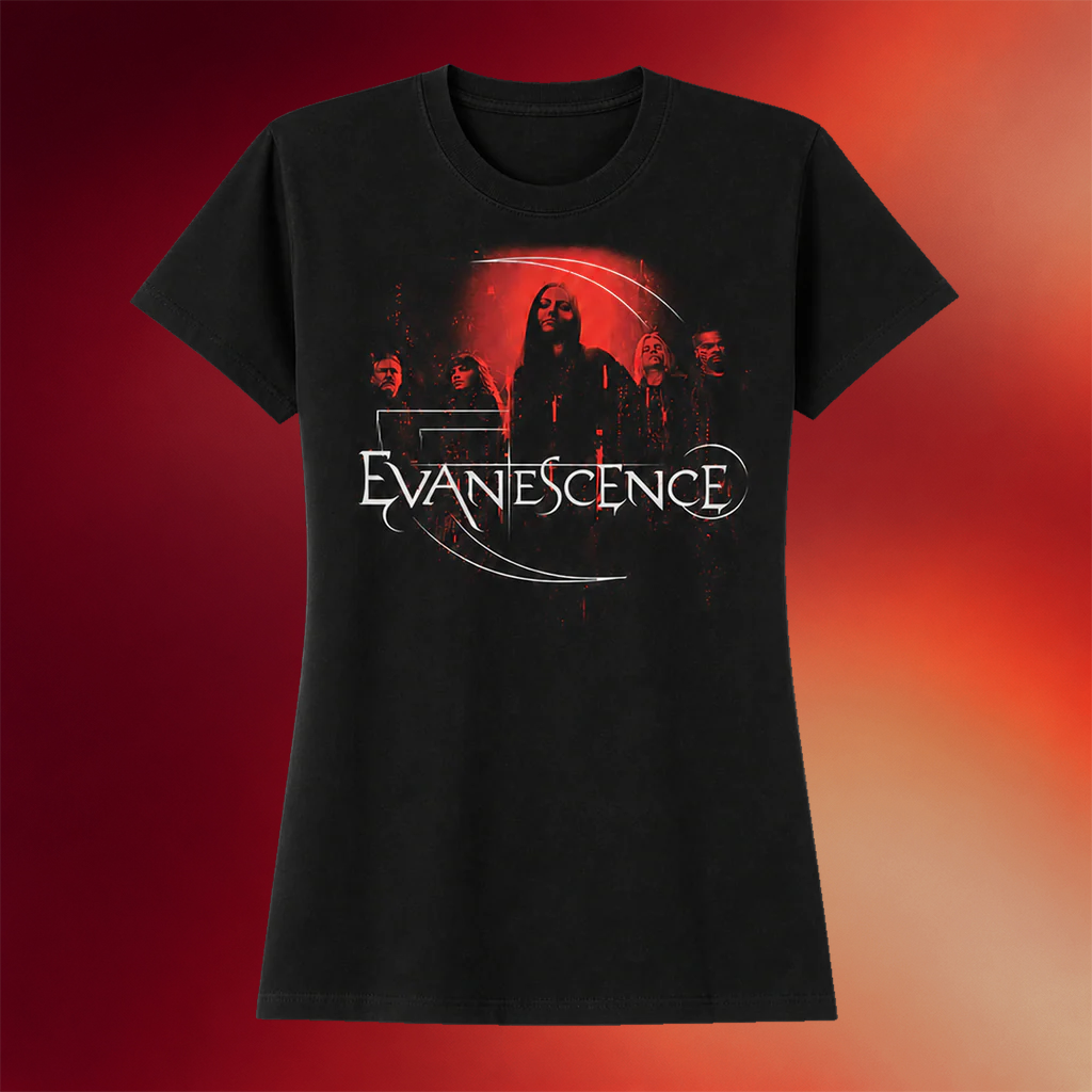 Evanescence Merch 2026 Group Photo T-Shirt Evanescence Band Shirt Rock Lover Gifts For Her
