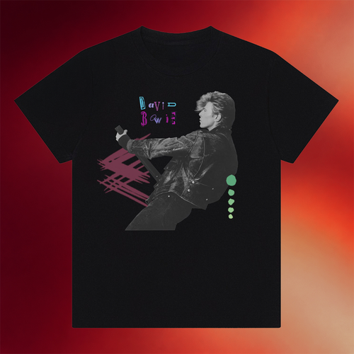 David Bowie Merch 2026 Never Let Me Down Pastels  T-Shirt Black Gifts For Fans