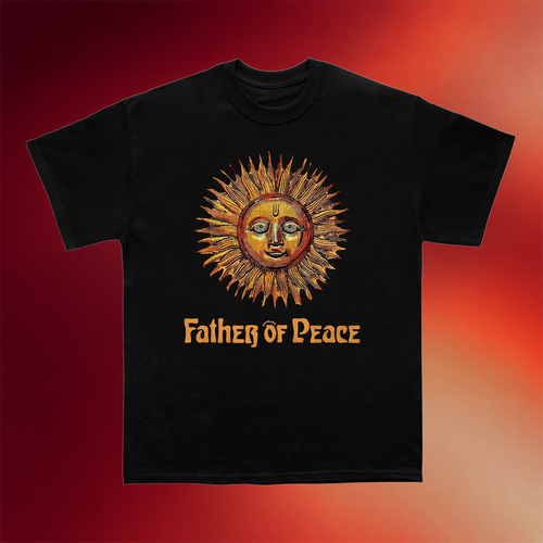 Father Of Peace Merch 2026 Sun T-Shirt Black Birthday Gifts For Husband