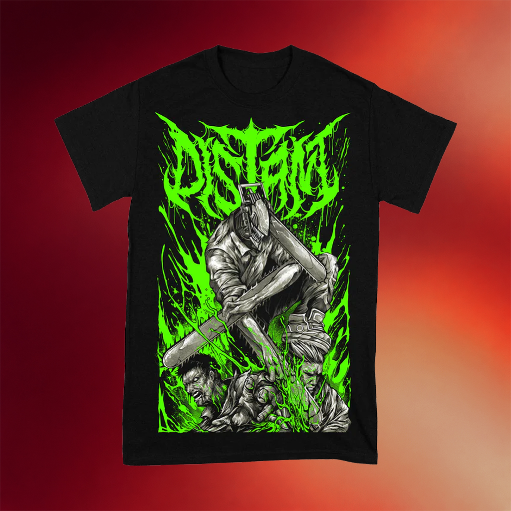Distant Merch 2026 Chainsaw Man T-Shirt Distant Band Shirt Music Related Gift For Guys