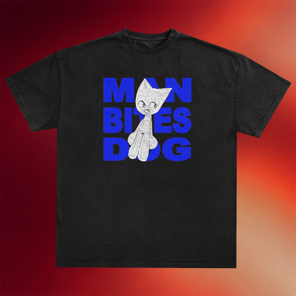 Femtanyl Merch Man Bites Dog T-Shirt Birthday Present For Him